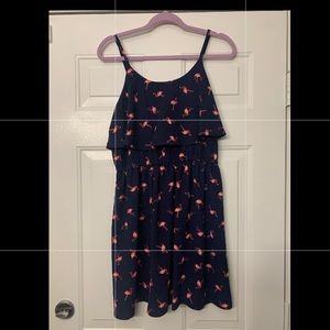 Elle medium flamingo dress